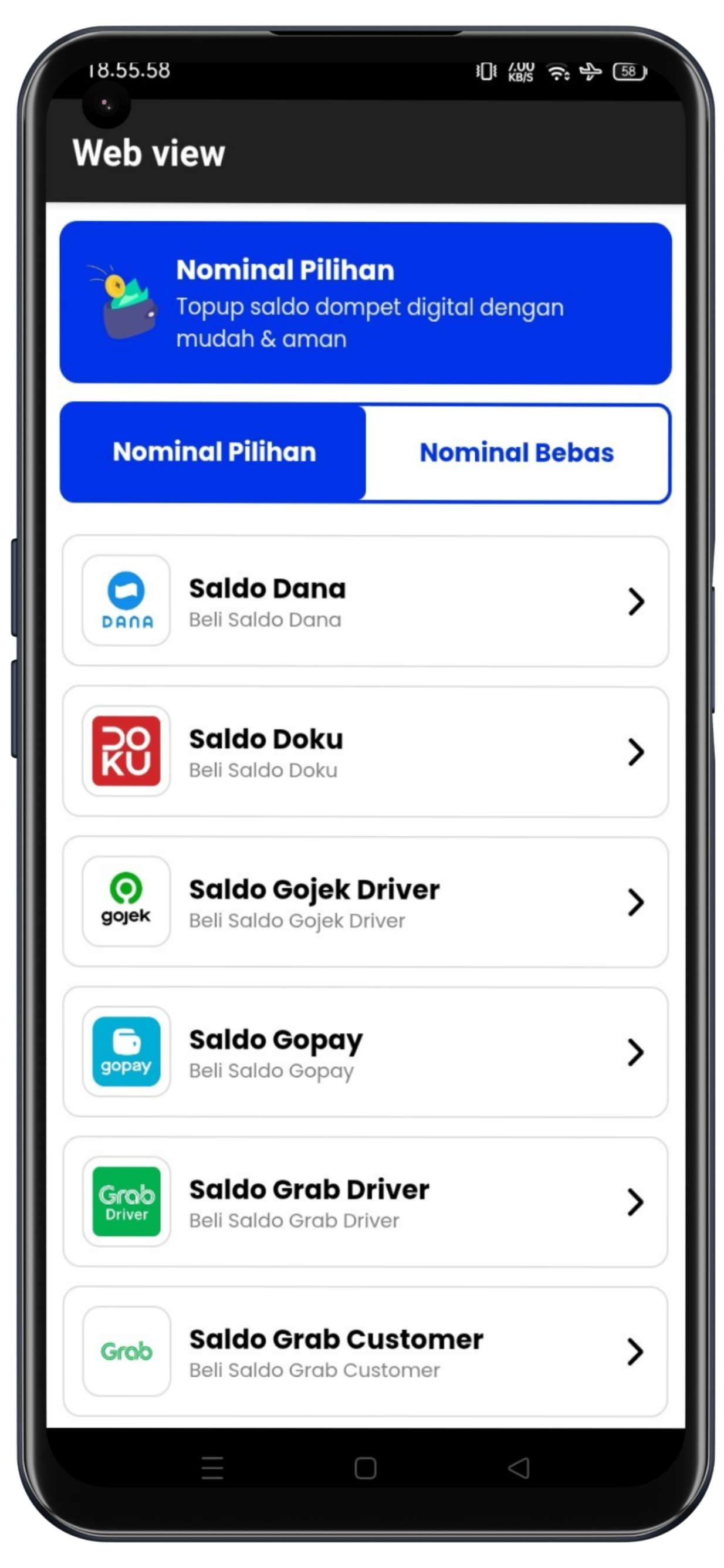 Kategori E-Wallet V1