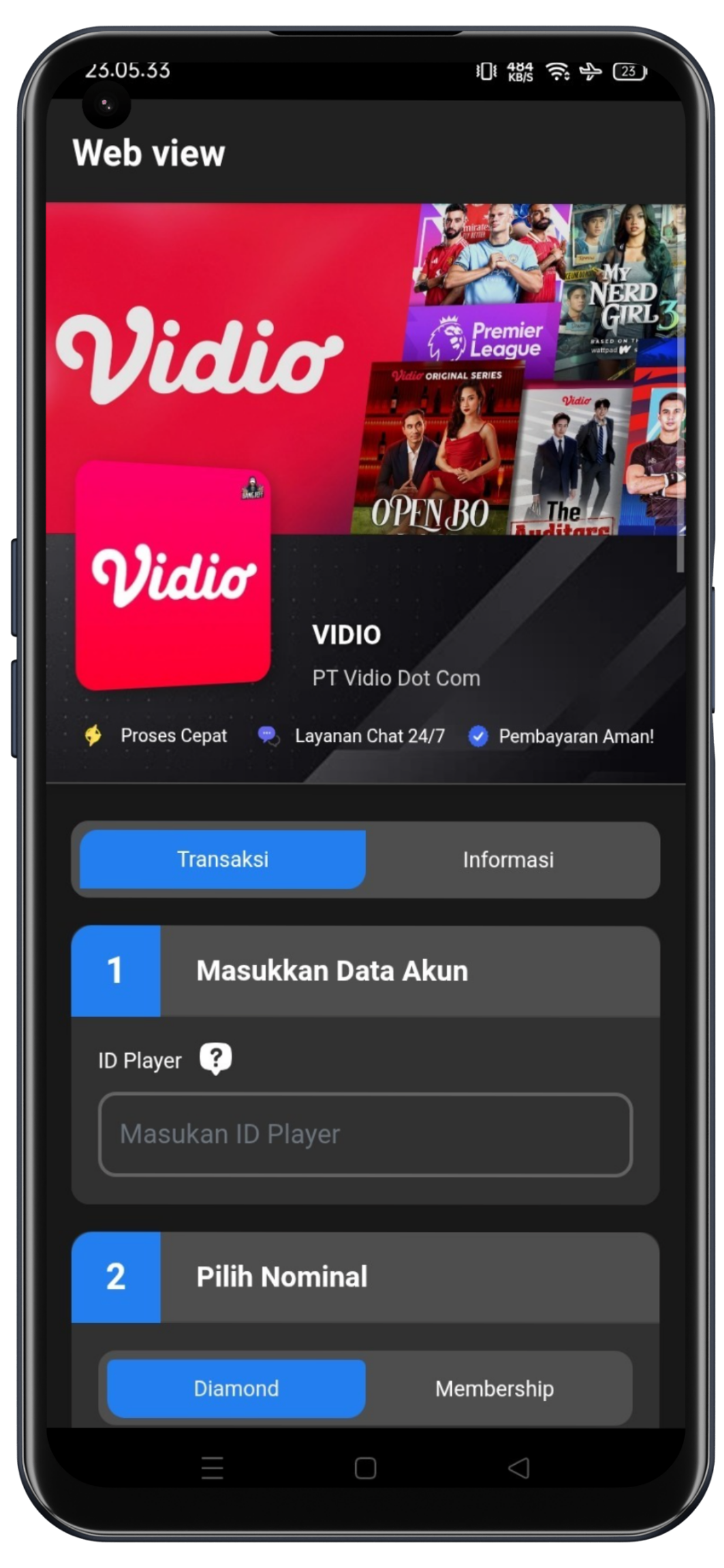 Vidio Premium