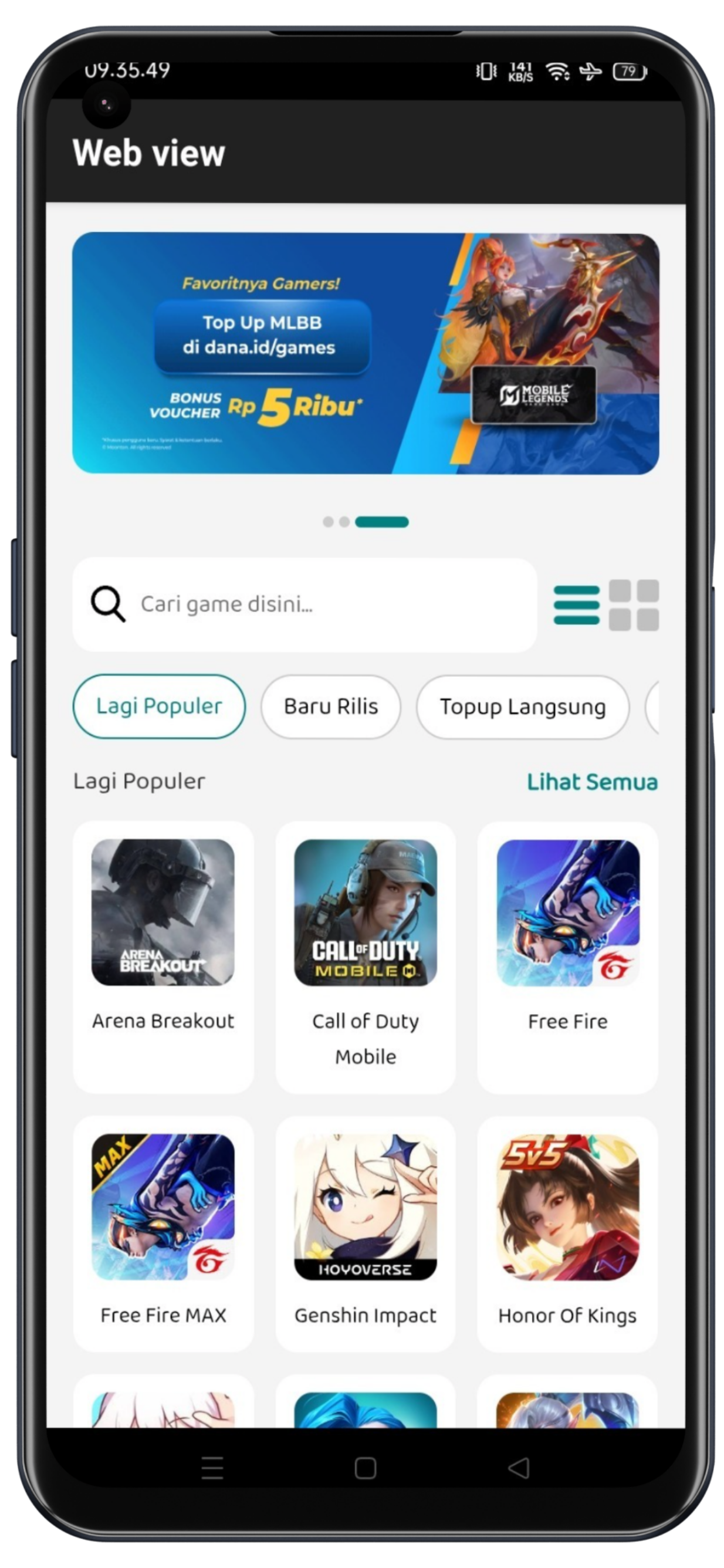 Kategori Produk Games Orkut v2